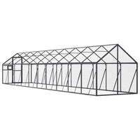 Aviary Anthracite 1.79x10x1.85 m Aluminium