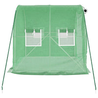 Greenhouse with Steel Frame Green 4 2x2x2 m
