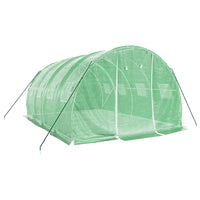 Greenhouse with Steel Frame Green 12 4x3x2 m