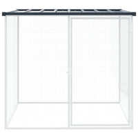 Chicken Cage with Roof Anthracite 103x98x90 cm Galvanised Steel