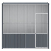 Bird Cage Anthracite 215x78x200 cm Galvanised Steel