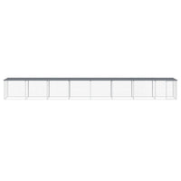 Chicken Cage with Roof Anthracite 803x98x90 cm Galvanised Steel