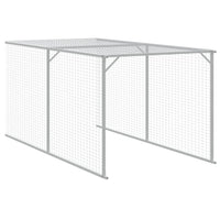 Chicken Cage with Run Anthracite 117x1017x123 cm Galvanised Steel