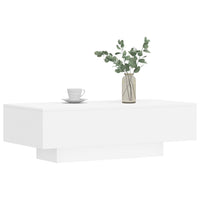 Coffee Table White 100x49.5x31 cm Engineered Wood