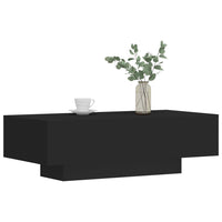 Coffee Table Black 100x49.5x31 cm Engineered Wood