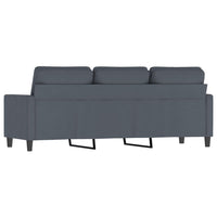 3-Seater Sofa Dark Grey 180 cm Velvet