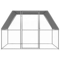 Chicken Cage Silver and Grey 3x2x2 m Galvanised Steel
