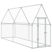 Chicken Cage Silver 400x100x190 cm Galvanised Steel