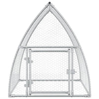 Chicken Cage Silver 100x105x120 cm Galvanised Steel