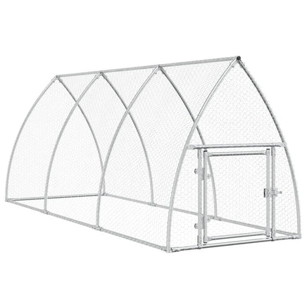 Chicken Cage Silver 300x105x120 cm Galvanised Steel