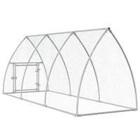 Chicken Cage Silver 300x105x120 cm Galvanised Steel