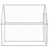 Chicken Cage Silver 200x105x182 cm Galvanised Steel