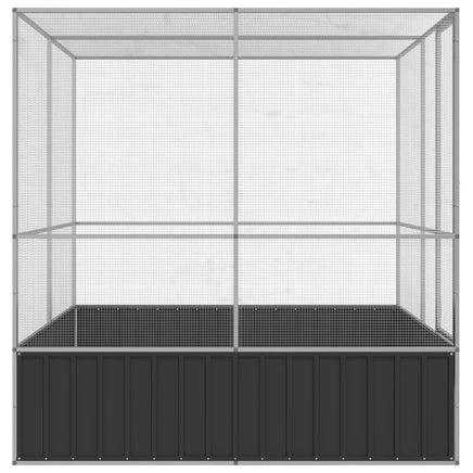 Aviary Silver 211x207x212 cm Steel
