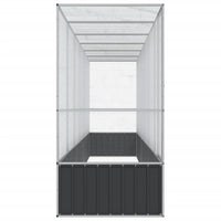 Aviary with Extension Silver 626.5x107x212 cm Steel