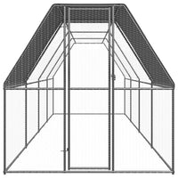 Chicken Cage 2x8x2 m Galvanised Steel