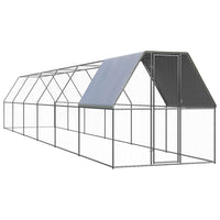 Chicken Cage 2x12x2 m Galvanised Steel