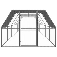 Chicken Cage 3x12x2 m Galvanised Steel