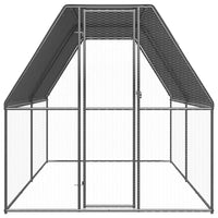 Chicken Cage 2x4x2 m Galvanised Steel