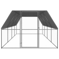 Chicken Cage 3x8x2 m Galvanised Steel