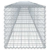 Gabion Basket with Cover 900x50x50 cm Galvanised Iron