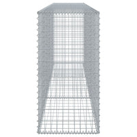 Gabion Basket with Cover 300x50x100 cm Galvanised Iron
