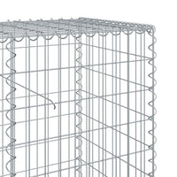Gabion Basket with Cover 900x50x100 cm Galvanised Iron