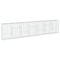 Gabion Basket with Cover 700x50x150 cm Galvanised Iron