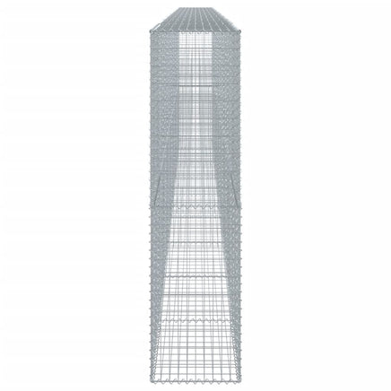 Gabion Basket with Cover 900x50x200 cm Galvanised Iron