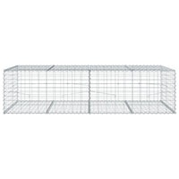Gabion Basket with Cover 200x100x50 cm Galvanised Iron