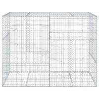 Gabion Basket with Cover 200x100x150 cm Galvanised Iron