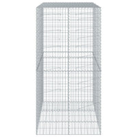 Gabion Basket with Cover 150x100x200 cm Galvanised Iron