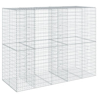 Gabion Basket with Cover 250x100x200 cm Galvanised Iron