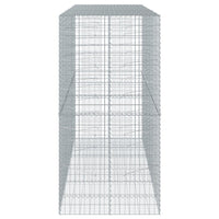 Gabion Basket with Cover 300x100x200 cm Galvanised Iron