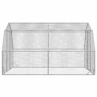 Chicken Run 2.5x4x2.25 m Galvanised Steel