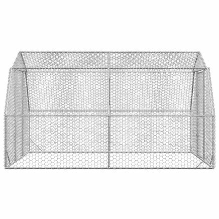 Chicken Run 2.5x4x2.25 m Galvanised Steel