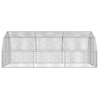 Chicken Run 2.5x6x2.25 m Galvanised Steel