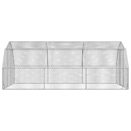 Chicken Run 2.5x6x2.25 m Galvanised Steel