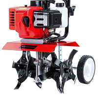 88CC Tiller Rototiller Garden Cultivator 4 Blades Soil Power Rotary Hoe Tools Kings Warehouse 