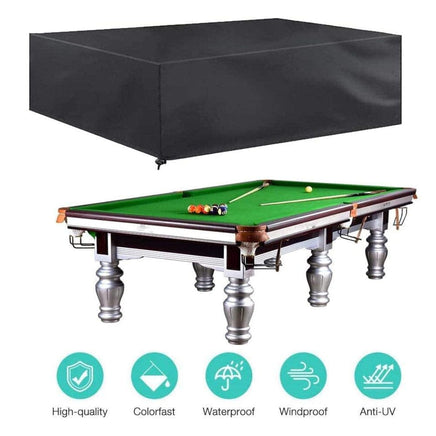 8FT Outdoor Pool Snooker Billiard Table Cover Polyester Waterproof Dust Cap Kings Warehouse 