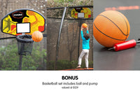 8ft Trampoline Safety Net Spring Pad Cover Mat Ladder Free Basketball Set Kings Warehouse 