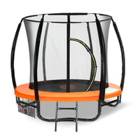 8ft Trampoline With Spring Mat Pad Net Outdoor - Orange Kings Warehouse 