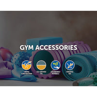 8mm TPE Yoga Mat Exercise Fitness Gym Pilates Non Slip Dual Layer Kings Warehouse 