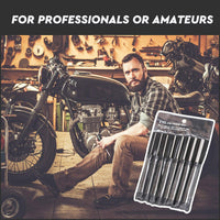 8Pc Heavy Duty Long Pin Punch Set 2.4 to 10mm Drift Roll Nail Steel Flat End New Tools Kings Warehouse 