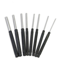 8Pc Heavy Duty Long Pin Punch Set 2.4 to 10mm Drift Roll Nail Steel Flat End New Tools Kings Warehouse 