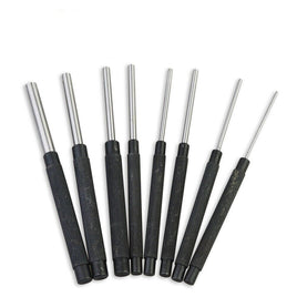 8Pc Heavy Duty Long Pin Punch Set 2.4 to 10mm Drift Roll Nail Steel Flat End New Tools Kings Warehouse 