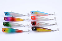 8X 6.5cm Popper Poppers Fishing Lure Lures Surface Tackle Fresh Saltwater Kings Warehouse 