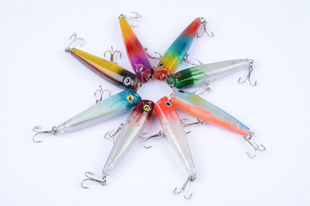 8X 6.5cm Popper Poppers Fishing Lure Lures Surface Tackle Fresh Saltwater Kings Warehouse 