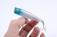 8X 6.5cm Popper Poppers Fishing Lure Lures Surface Tackle Fresh Saltwater Kings Warehouse 