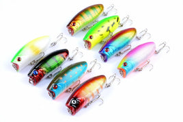 8X 6cm Popper Poppers Fishing Lure Lures Surface Tackle Fresh Saltwater Kings Warehouse 