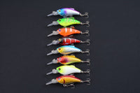 8x 7.5cm Popper Crank Bait Fishing Lure Lures Surface Tackle Saltwater Kings Warehouse 